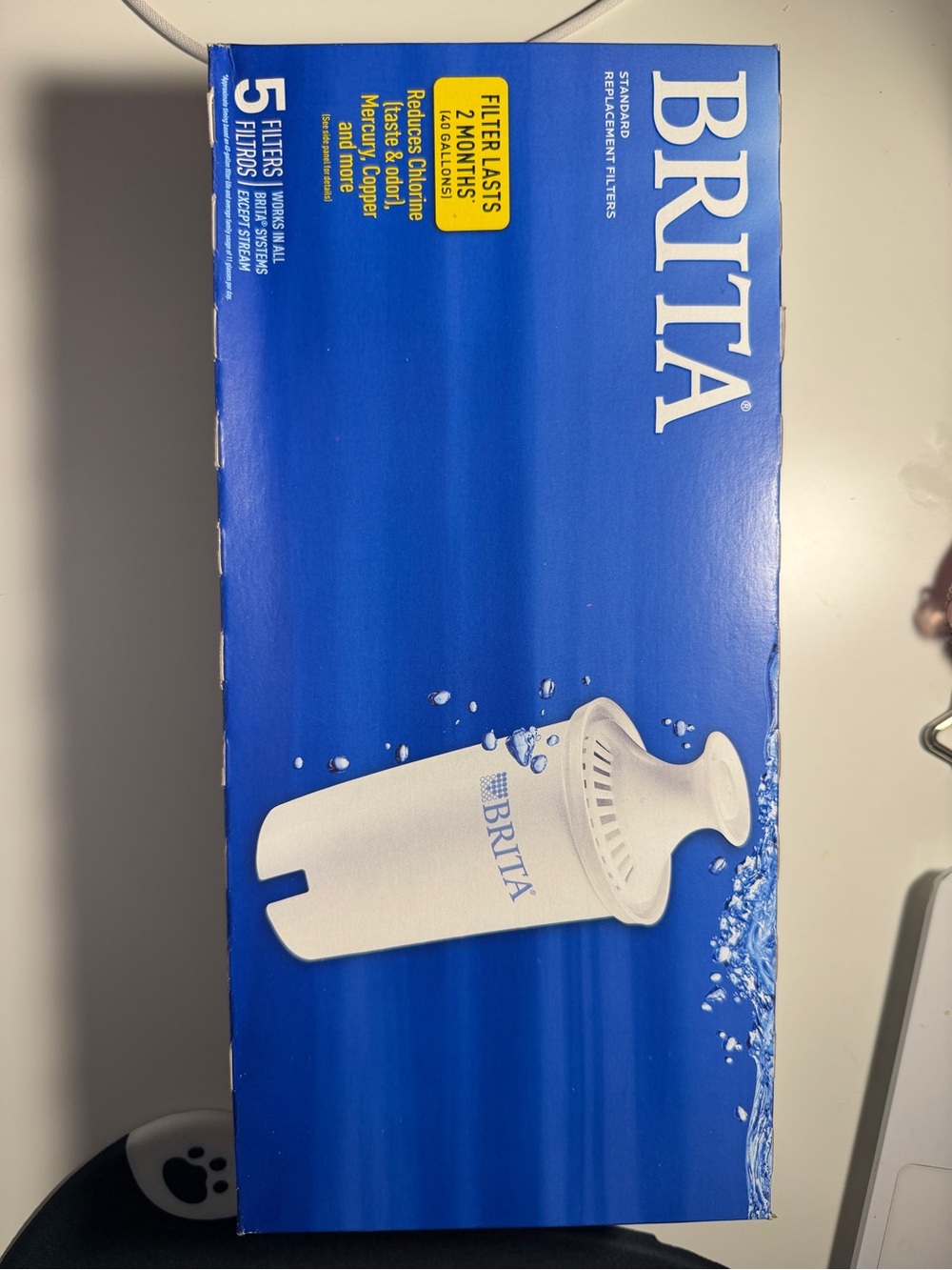 Brita water filter replacement x 5